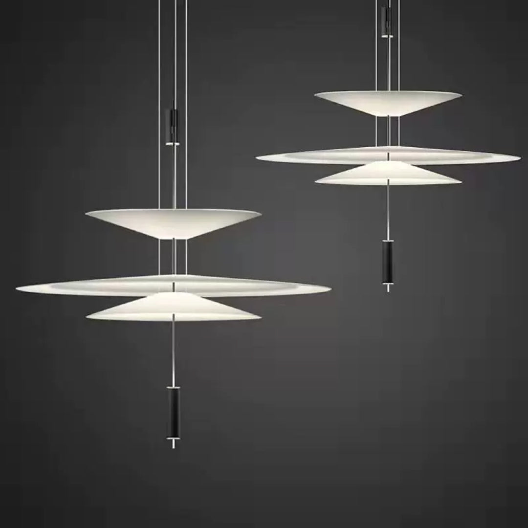 Acrylic Saucer Pendant Light