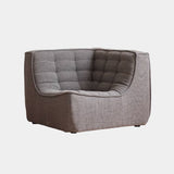 Amber Sectional Sofa, Grey