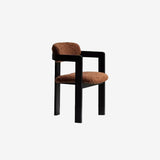 Holmen Dining Chair, Caramel with Black Frame