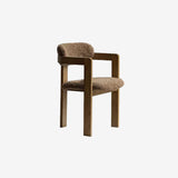 Holmen Dining Chair, Brown with Brown Frame