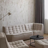 Amber Armless Medium Corner Sofa